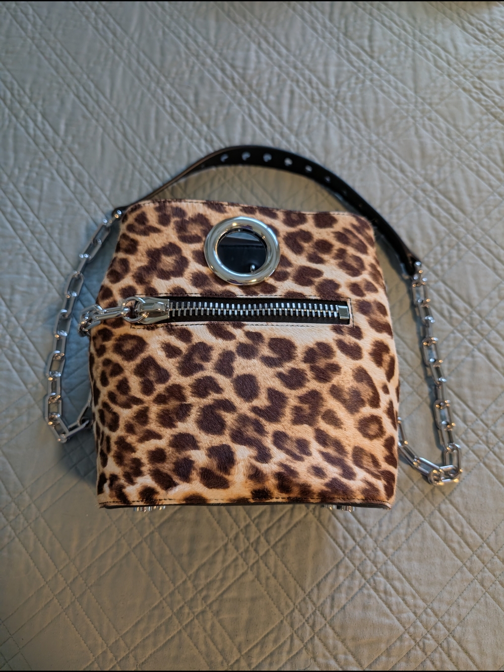 Alexander Wang Is a Crossbody Bag Featuring Leopard Print Calf Hair.